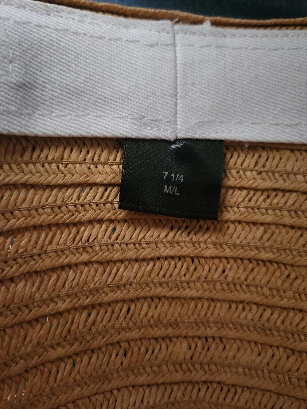 Straw Trilby Hat (Khaki, M/L) classic tan